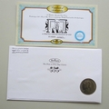 2007 World of Inventions Napier Deltic Crown Coin Cover - Benham Signed UK PNC First Day Covers