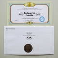2008 Endangered Insects 1 Crown Coin Cover - Benham Signed UK PNC First Day Covers