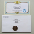 2008 Christmas Pantomime 1 Crown Coin Cover - Benham Signed UK PNC First Day Covers
