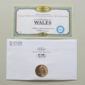 2009 Celebrating Wales 1 Dollar Coin Cover - Benham Signed UK PNC First Day Covers