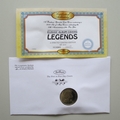 2010 Classic Album Covers Disco Crown Coin Cover - Benham Signed UK PNC First Day Covers