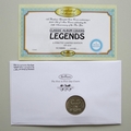 2010 Classic Album Covers Pop Music 1 Dollar Coin Cover - Benham Signed UK PNC First Day Covers