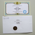 2010 Titanic Universal Stamps One Penny Coin Cover - Benham Signed UK PNC First Day Covers