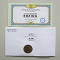 2010 Boxing Countdown to London 2012 Olympics Crown Coin Cover - Benham Signed UK PNC