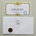 2011 RMS Titanic Launch 100th Anniversary Penny Coin Cover - Benham UK PNC