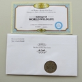 2011 Endangered World Wildlife 1 Dollar Coin Cover - Benham Signed UK PNC First Day Covers