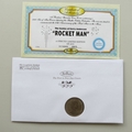 2011 Rocket Man Gerry Anderson Crown Coin Cover - Benham Singed UK PNC First Day Covers
