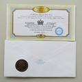 2011 HM The Queen's 85th Birthday Crown Coin Cover - Benham UK PNC First Day Covers
