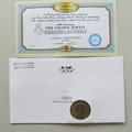 2011 The Crown Jewels 1 Crown Coin Cover - Benham Signed UK PNC FIrst Day Covers