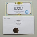 2011 Sailing Sporting Disciplines 1 Crown Coin Cover - Benham Signed UK PNC First Day Covers