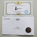 2014 Remarkable Lives 1 Crown Coin Cover - Benham Signed UK PNC First Day Covers