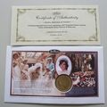 2017 Diana Princess of Wales 1 Crown Coin Cover - Benham UK PNC First Day Covers