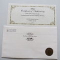 2017 Post and Go Mail by Air 1 Penny Coin Cover - Benham Signed UK PNC First Day Covers