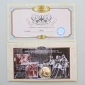 1997 King George VI Reign 1 Crown Coin Cover - Benham Signed UK PNC First Day Covers