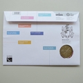 2010 The Royal Society 350th Anniversary Medal Cover - Royal Mail First Day Cover