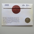 2011 The Restoration of the Monarchy 5 Pounds Coin Cover - Royal Mail First Day Cover