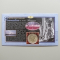 1998 Coronation 45th Anniversary 2 Pounds 1oz Silver Britannia Coin Cover - Benham First Day Covers