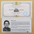 2004 Ocean Liners  1 Crown Coin Cover - Benham First Day Cover Signed Simon Calder