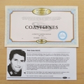 2002 British Coastline  1 Crown Coin Cover - Benham First Day Cover Signed by Pete Goss