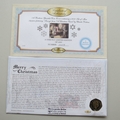 2002 Scrooge Christmas Carol 50p Pence Coin Cover - Benham First Day Cover Signed