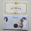 2000 HM Queen Elizabeth Queen Mother Centenary 1 Crown Coin Cover - Benham First Day Cover