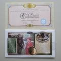 1998 The Queen Mother Passion For Horse Racing Crown Coin Cover - Benham First Day Cover - Signed