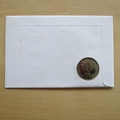 1997 Golden Wedding Anniversary 1 Crown Coin Cover - Gibraltar First Day Cover