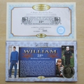 2000 Prince William 18th Birthday Isle of Man Crown Coin Cover - Benham First Day Cover - Signed