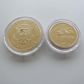 2010 Elvis Presley 75th Birthday USA Coin Set - JFK Half Dollar and Indiana Quarter