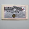 1996 England Football World Cup Winners 30th Anniversary 2 Pounds Coin Cover - Benham First Day Cover