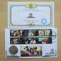 2014 Great British Film Isle of Man 1 Crown Coin Cover - Benham First Day Cover