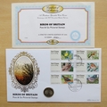 2010 Birds of Britain US Quarter Dollar Coin Cover - Benham First Day Cover