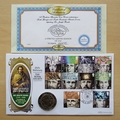 2010 The Royal Society 350th Anniversary 2 Pounds Coin Cover - Benham First Day Cover