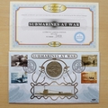 2001 Submarines at War WWII 1 Dollar Coin Cover - Benham First Day Cover