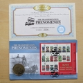2001 The Transportation Phenomenon Isle of Man 1 Crown Coin Cover - Benham First Day Cover