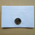 2001 The Queen's Golden Jubilee 100 Days To Go 50p Pence Coin Cover - Isle of Man First Day Cover by Mercury